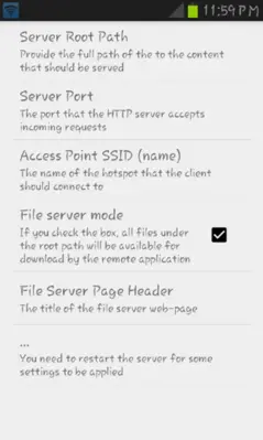 Ubishare Server android App screenshot 2